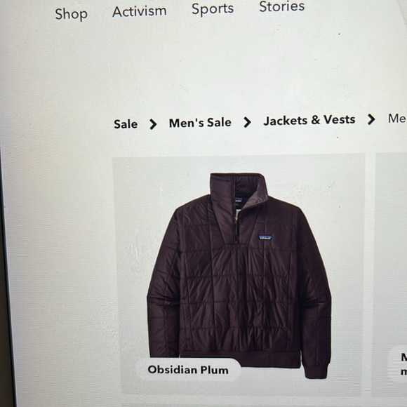 NWT Patagonia Men’s Box Quilted Pullover. Size S. - Picture 8 of 8